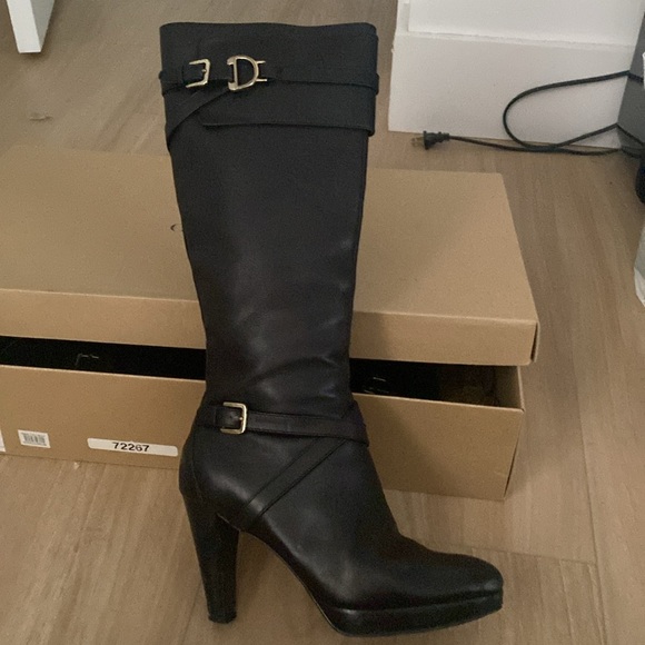 Cole Haan all leather tall boot - Picture 4 of 4